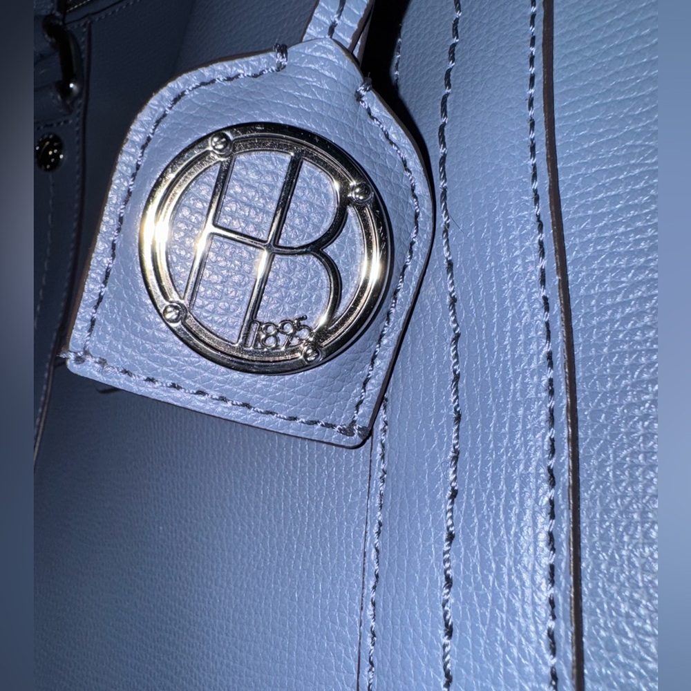 HENRI BENDEL WEST 57TH BRIEFCASE
LAPTOP BAG W STRAP BLUE - Picture 5 of 17